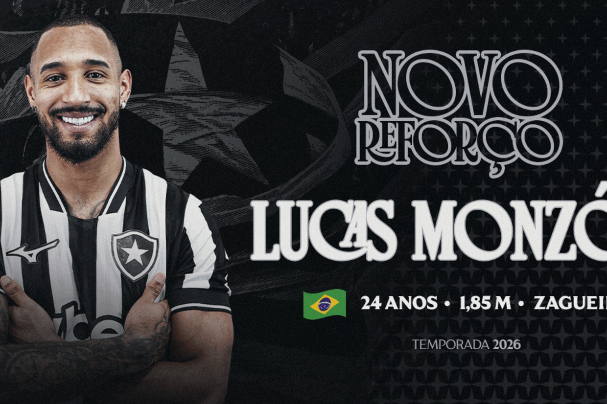 Botafogo oficializa a contratação do zagueiro Lucas Monzón para a temporada 2026