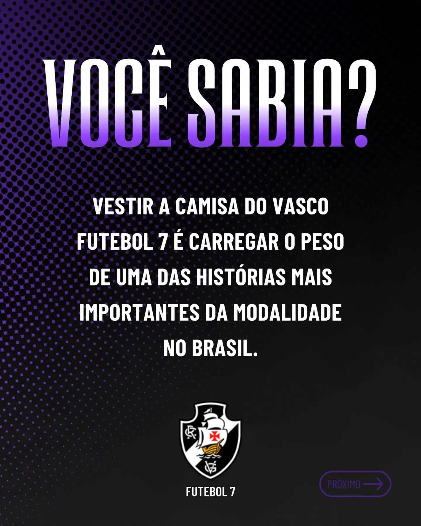 Vasco Futebol 7 leva legado centenário para a Copa do Brasil em São Paulo