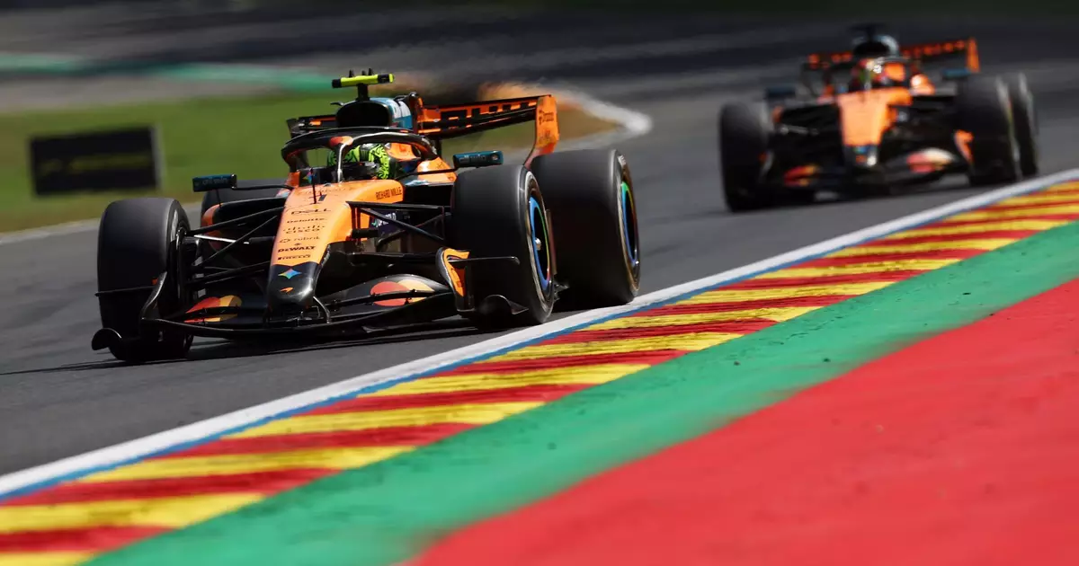 Mclaren lamenta erro estratégico que frustrou pódio de Lando Norris na Bélgica