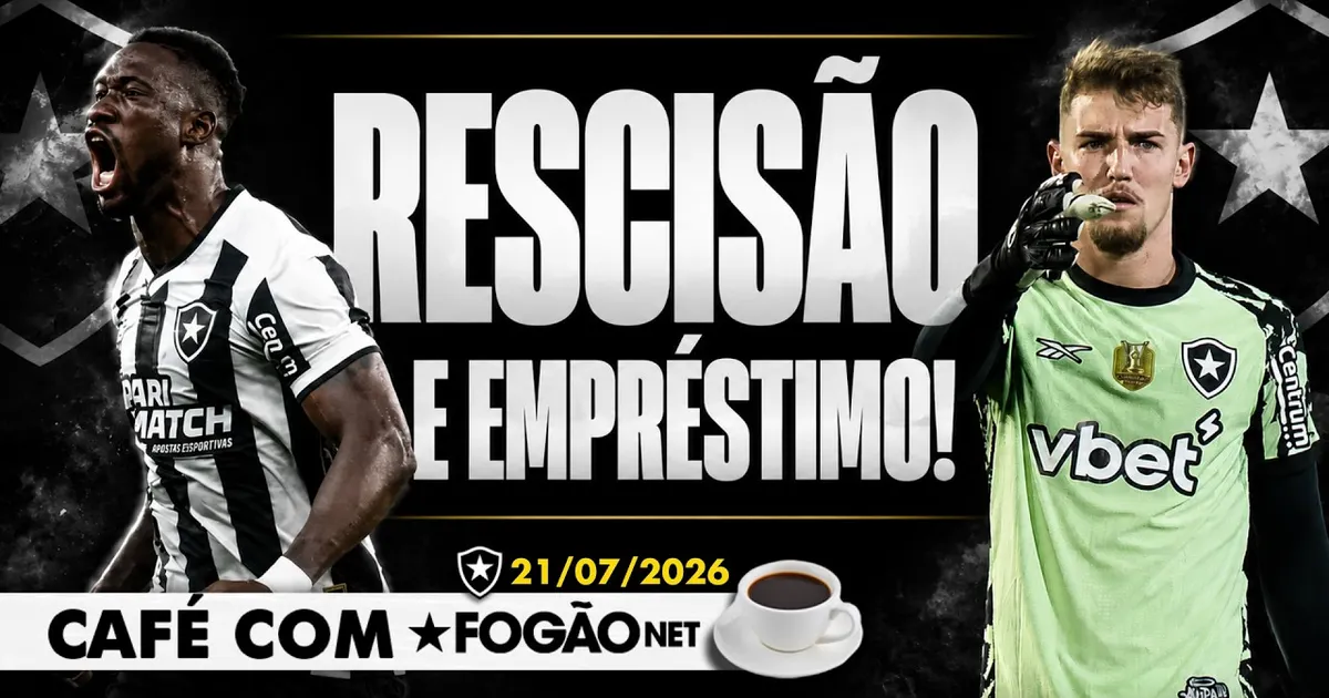 Movimentações no mercado do Botafogo envolvem rescisões e propostas internacionais