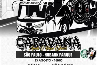 Mancha Negra organiza caravana para jogo do Vasco em São Paulo