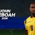 Atacante John Yeboah tem lances e gols analisados em meio a rumores sobre o Vasco
