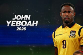 Atacante John Yeboah tem lances e gols analisados em meio a rumores sobre o Vasco