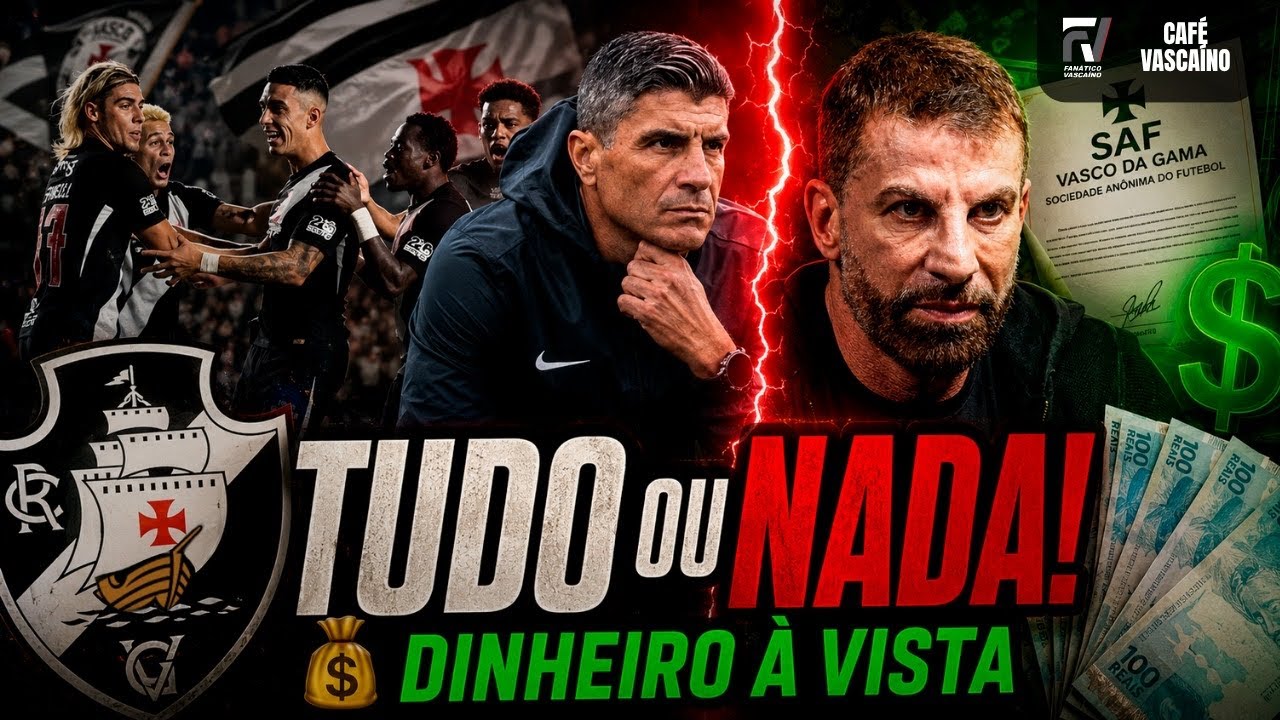 Vasco busca virada estratégica com foco na gestão da SAF e novos investimentos
