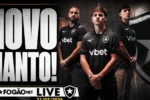Botafogo apresenta novo uniforme preto e encaminha saída do zagueiro Bastos