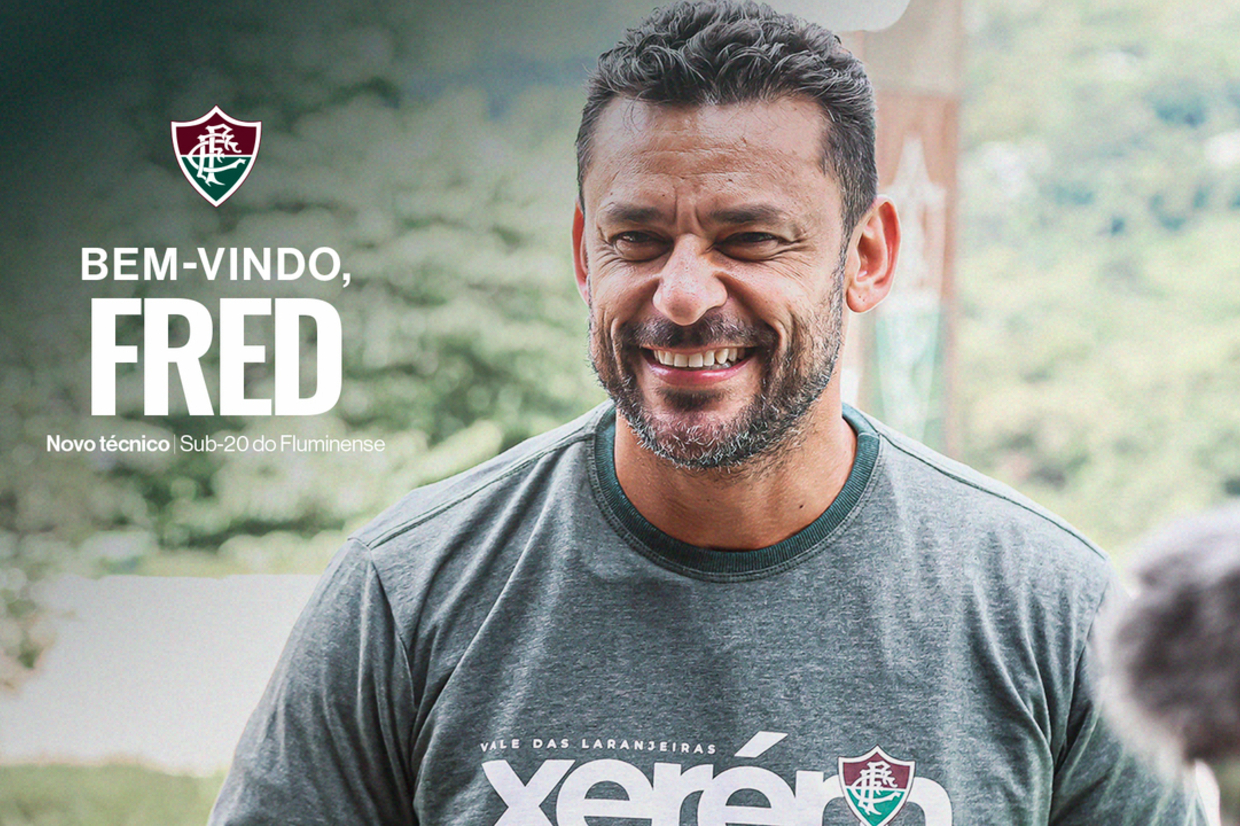 Fred assume o comando técnico do sub-20 do Fluminense