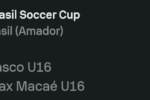 Vasco domina Ajax Macaé e aplica goleada na Brasil Soccer Cup