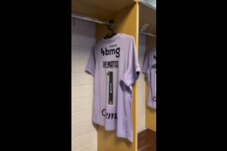 Vestiário do Vasco feminino é preparado para confronto contra o São Paulo