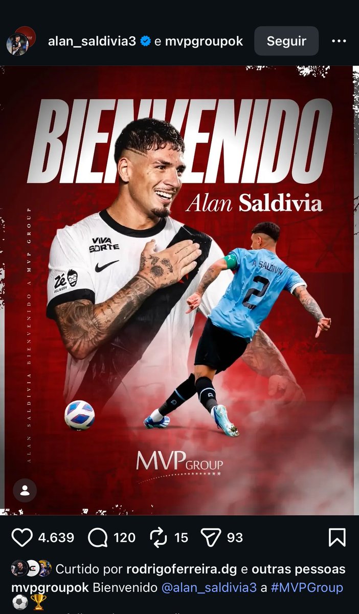 Alan Saldivia enfrenta críticas da torcida após mudança de agenciamento