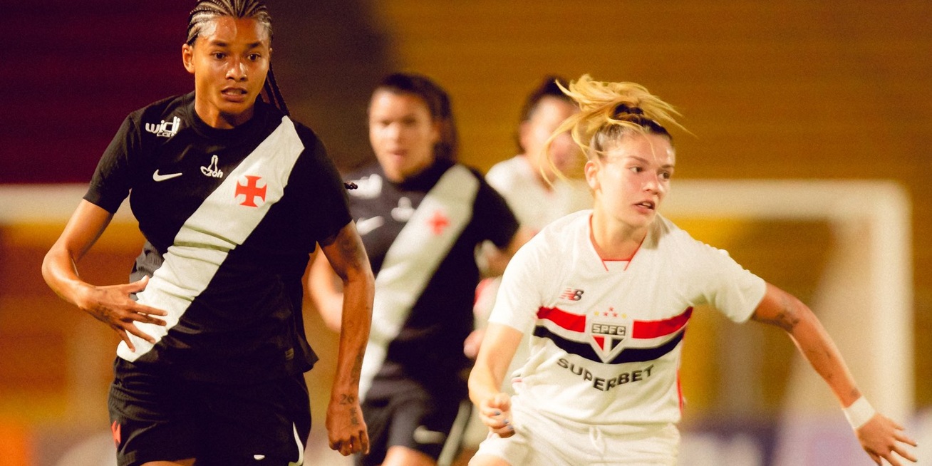 Eliminação na Copa do Brasil: Vasco feminino é superado pelo São Paulo nas oitavas de final