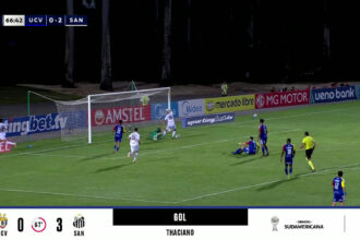 Thaciano encerra jejum de gols e comemora com estilo em vitória do Santos