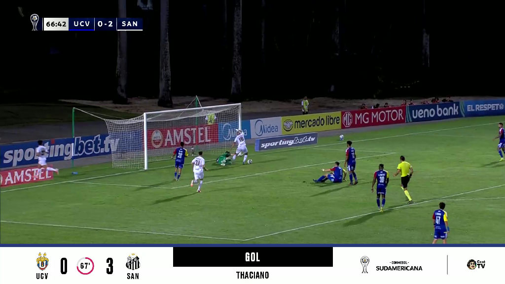 Thaciano encerra jejum de gols e comemora com estilo em vitória do Santos