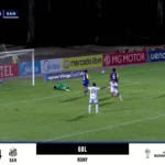 Santos goleia e Rony sela vitória em confronto da Sul-americana