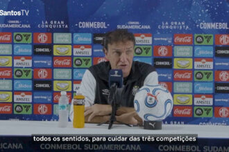 Cuca projeta avanço do Santos na Copa Sul-americana após vitória fora de casa