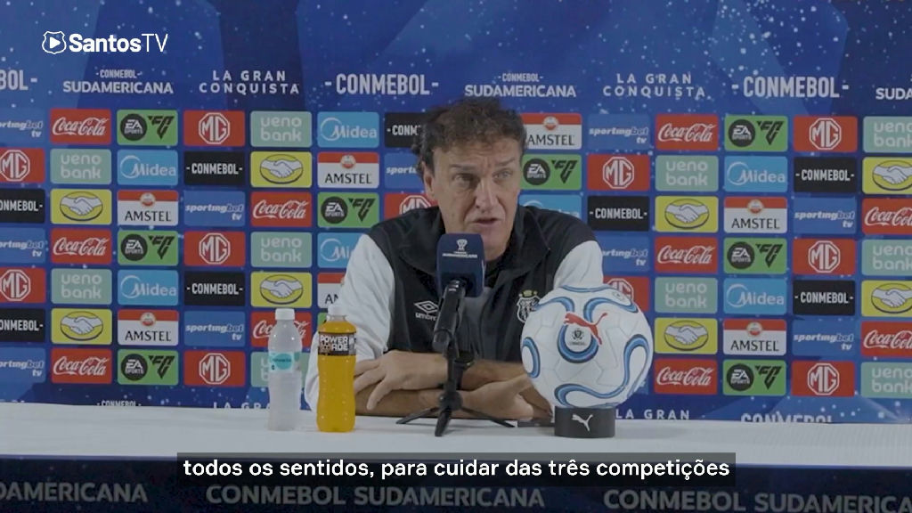 Cuca projeta avanço do Santos na Copa Sul-americana após vitória fora de casa