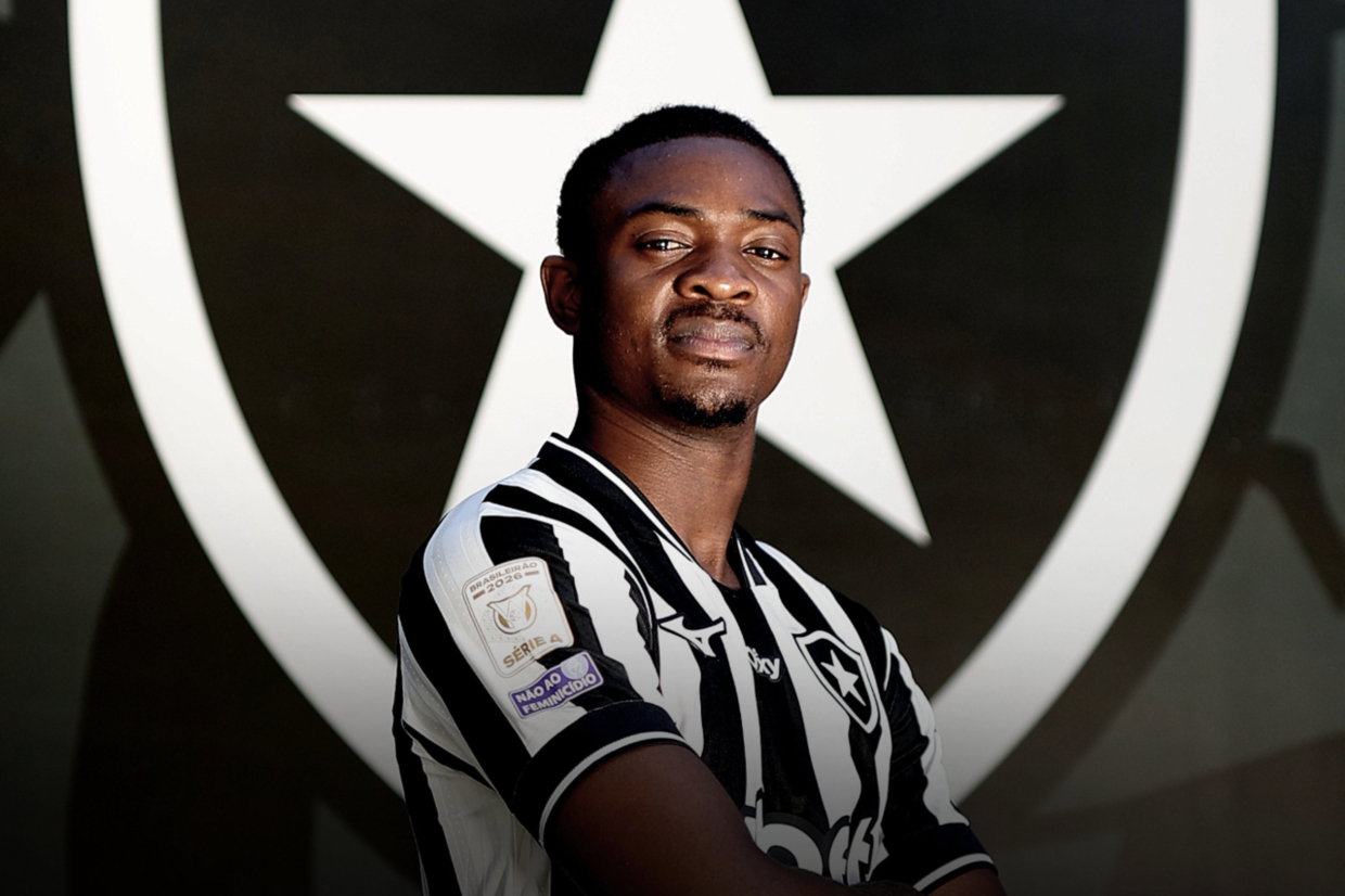 Botafogo oficializa contratação do volante angolano Domingos Andrade