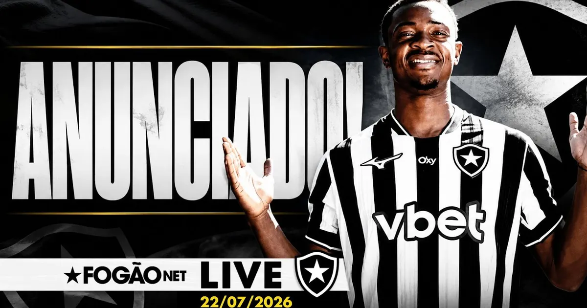 Botafogo oficializa contratação do volante Domingos Andrade e apresenta novos reforços