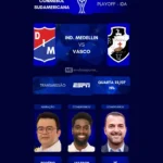 Vasco enfrenta o Independiente Medellín pela Copa Sul-americana com transmissão da ESPN