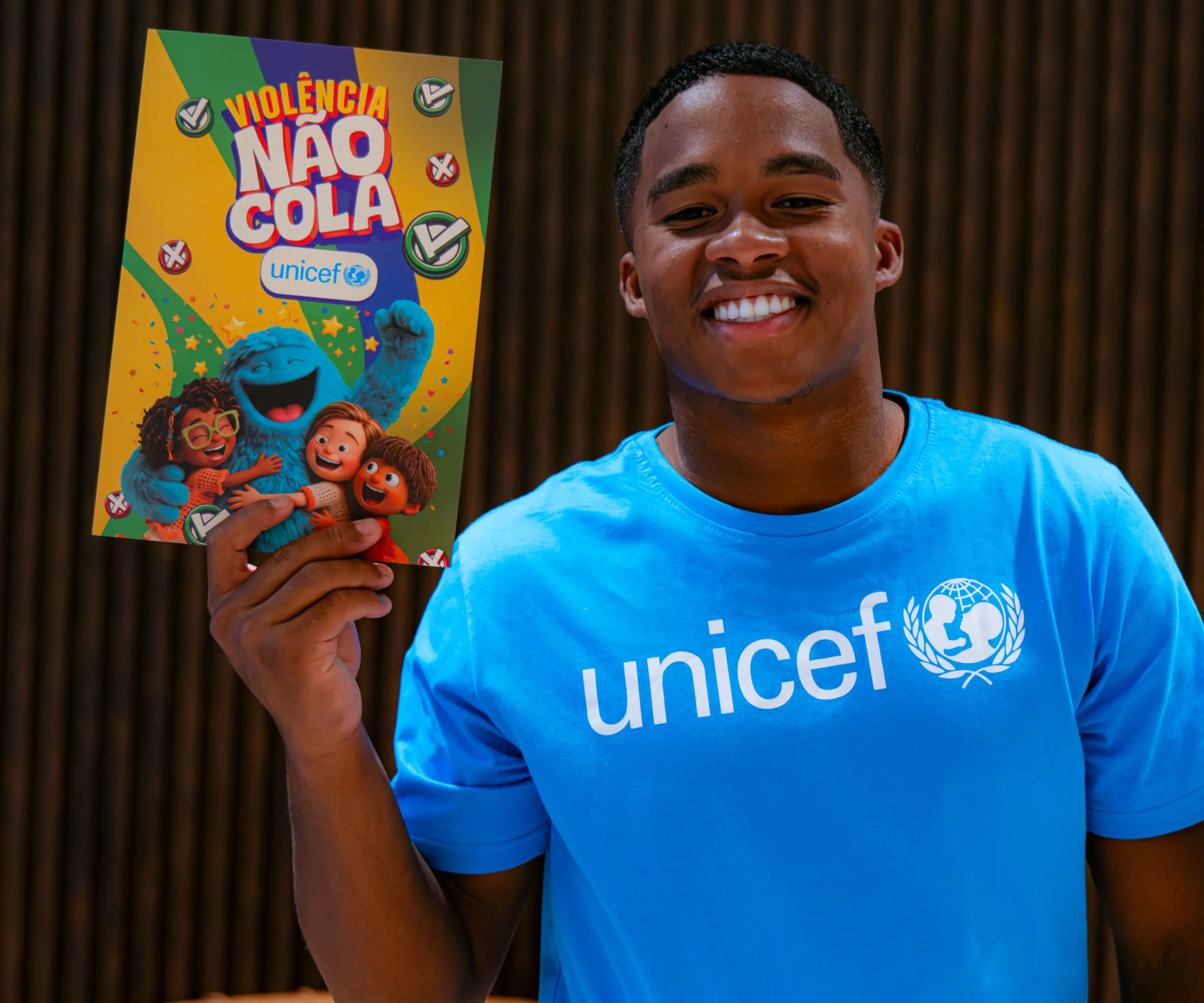 Endrick assume posto de embaixador do Unicef para promover direitos da infância