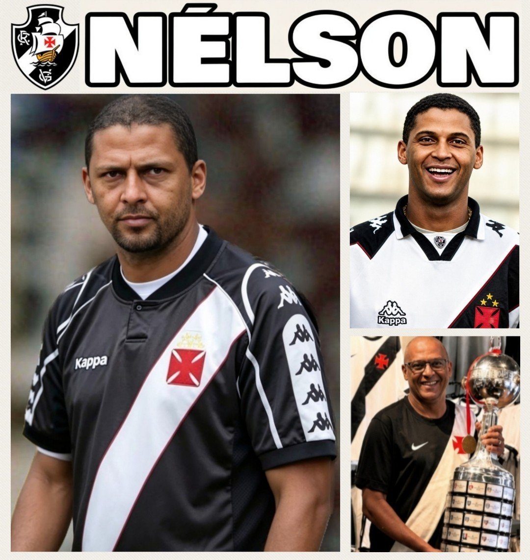 Nélson celebra 54 anos com trajetória vitoriosa no Vasco da Gama