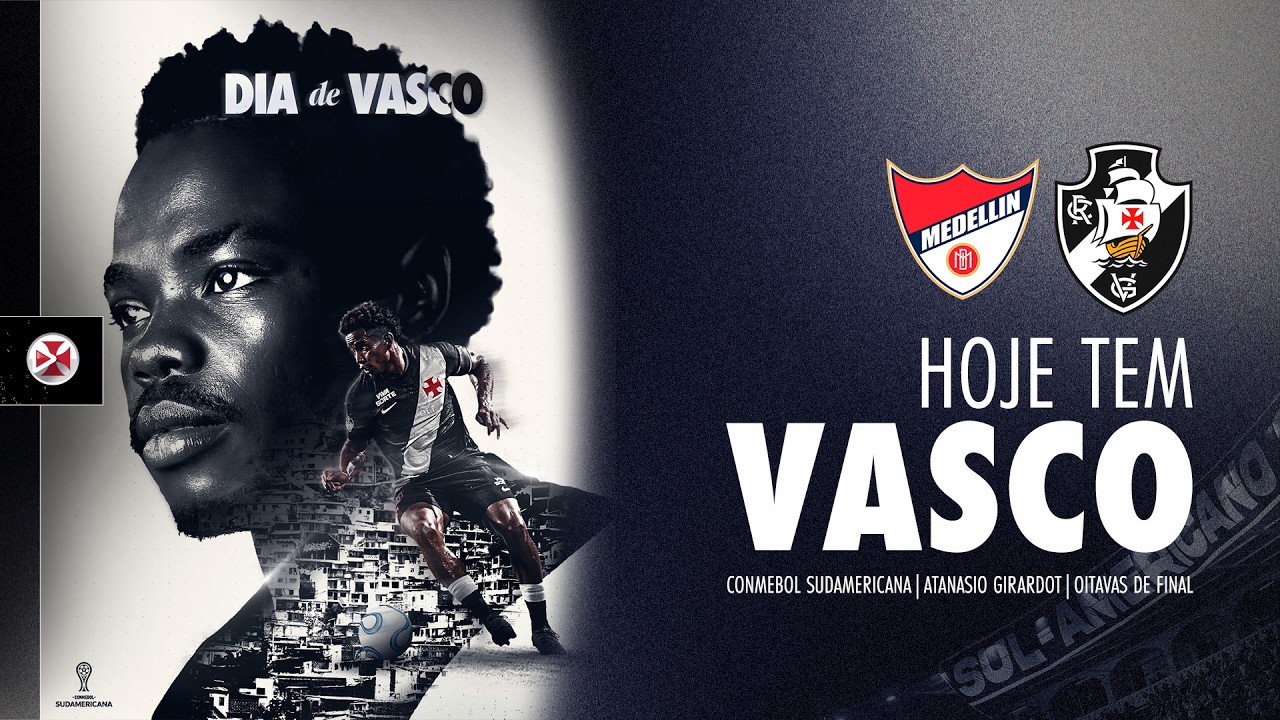Vasco encara o Independiente Medellín em duelo decisivo pela Copa Sul-americana