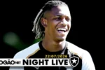 Danilo reforça Botafogo contra o Vitória em noite de apresentações no Nilton Santos