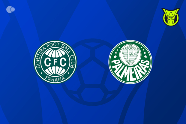 Palmeiras domina o Coritiba e vai ao intervalo vencendo por 2 a 0