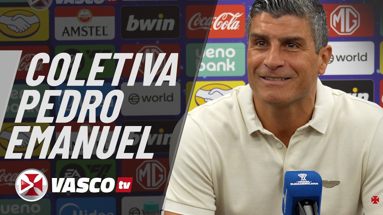 Pedro Emanuel analisa empate do Vasco contra o Independiente Medellín na Sul-americana