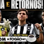 Botafogo prepara mudanças e possível estreia de goleiro contra o Vitória