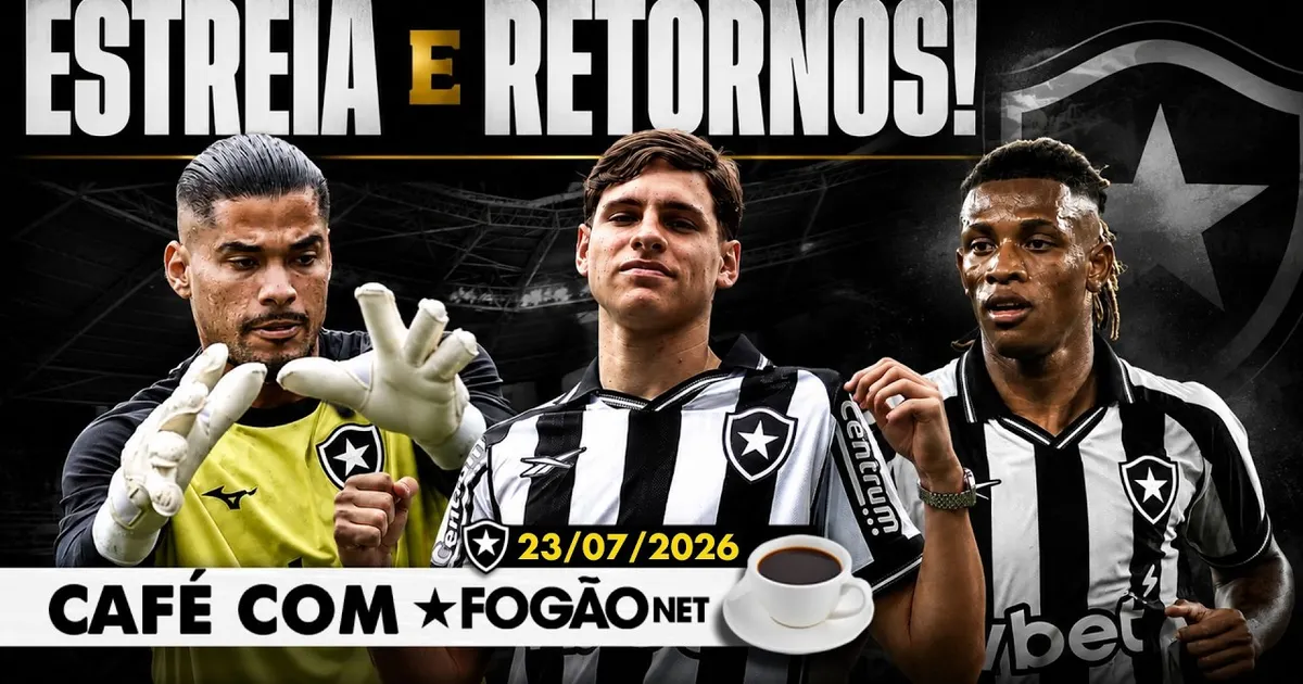 Botafogo prepara mudanças e possível estreia de goleiro contra o Vitória