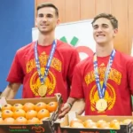 Tomates celebram a conquista mundial de Gavi e Fabián Ruiz em Los Palacios