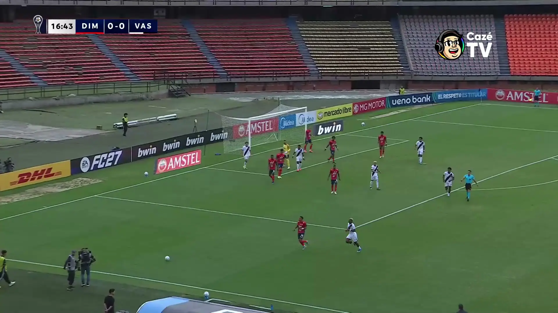 Independiente Medellín e Vasco empatam sem gols em duelo pela Sul-americana