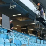 Arena do Grêmio inova com instalação de painéis de LED em 360 graus