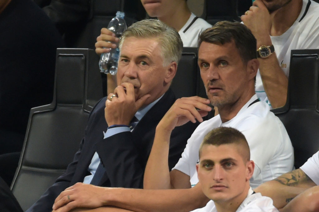 Maldini admite sondagem a Ancelotti para assumir comando da seleção italiana