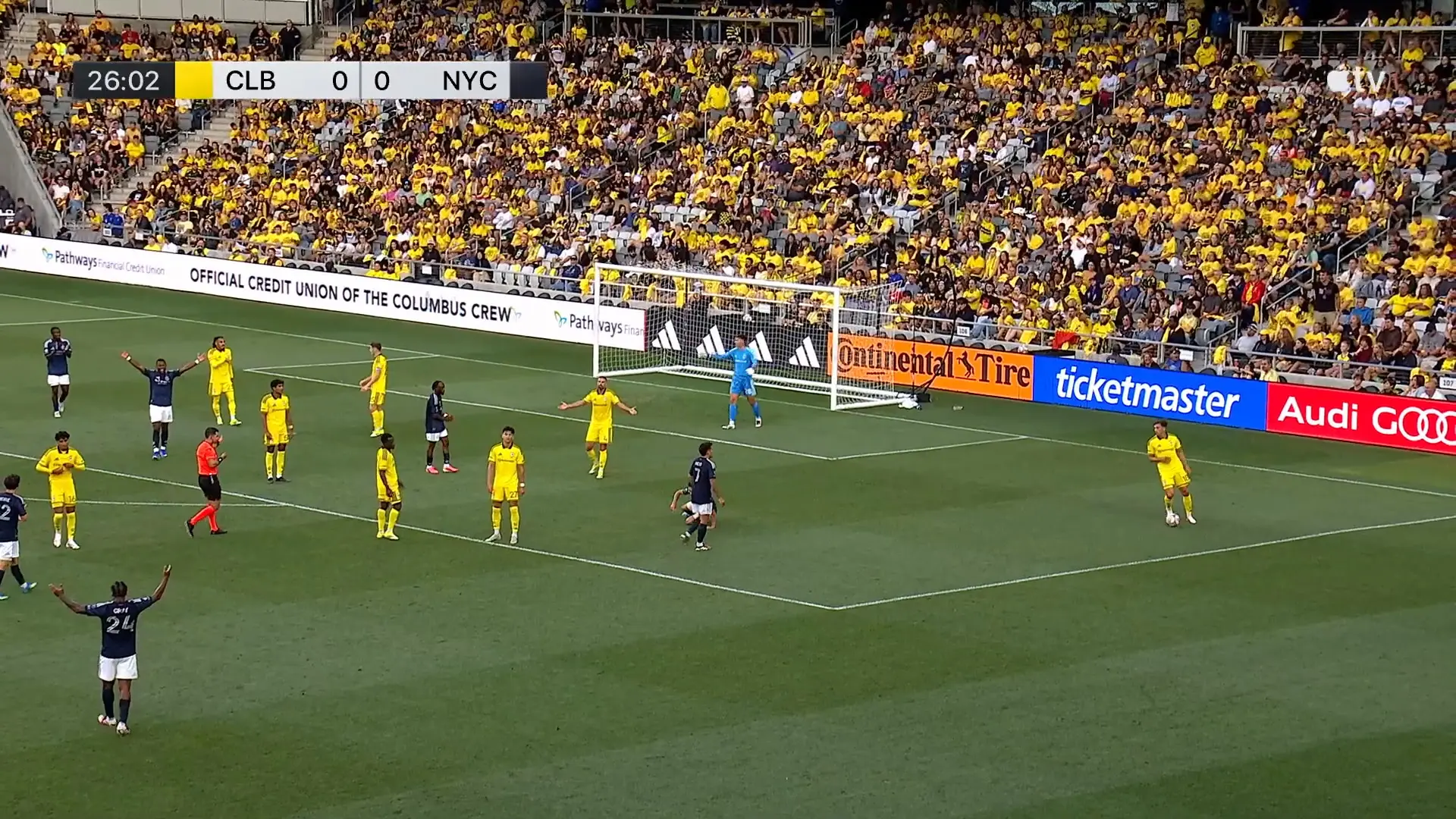 New York City supera Columbus Crew em confronto estratégico pela MLS