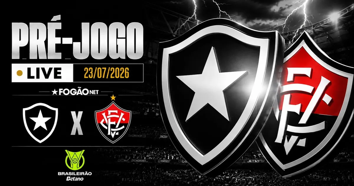 Botafogo enfrenta o Vitória em duelo atrasado pelo Brasileirão no Nilton Santos