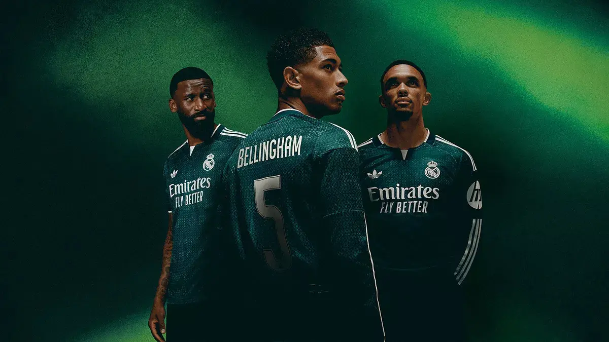 Real Madrid revela uniforme reserva para a temporada 2026/27