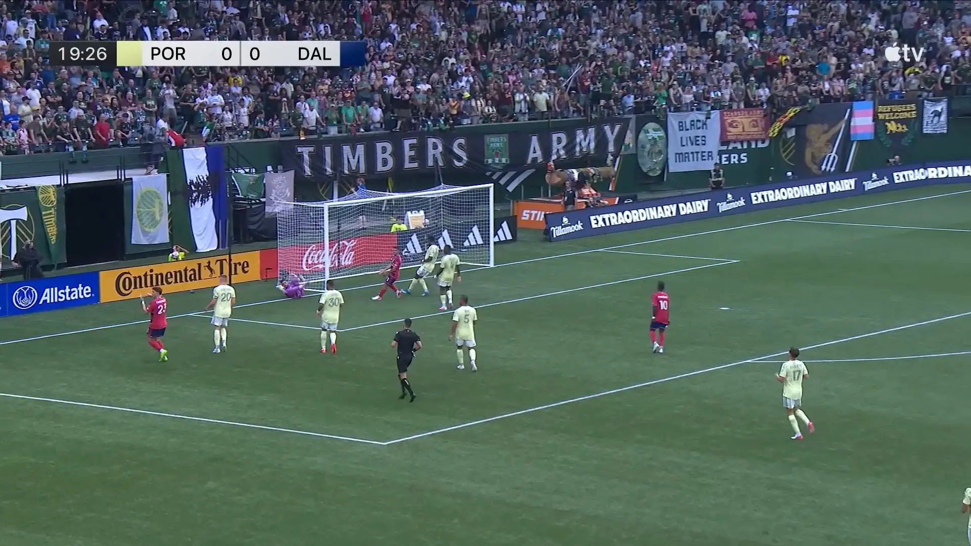 MLS registra empate sem gols entre Portland Timbers e FC Dallas