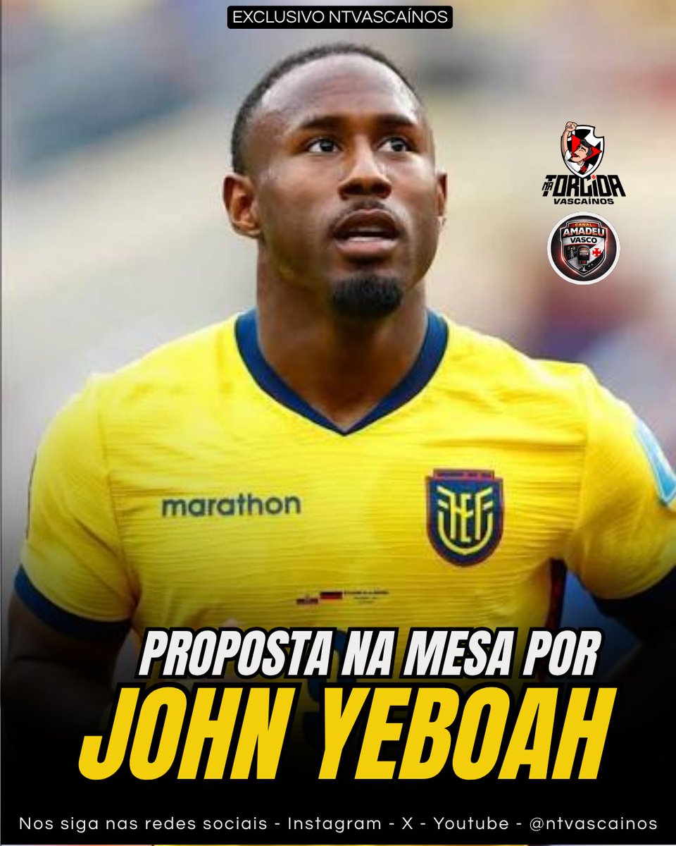 Vasco formaliza oferta para contratar o atacante John Yeboah