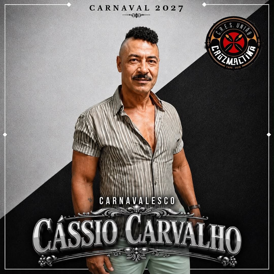 União Cruzmaltina oficializa Cássio Carvalho como carnavalesco para o carnaval 2027