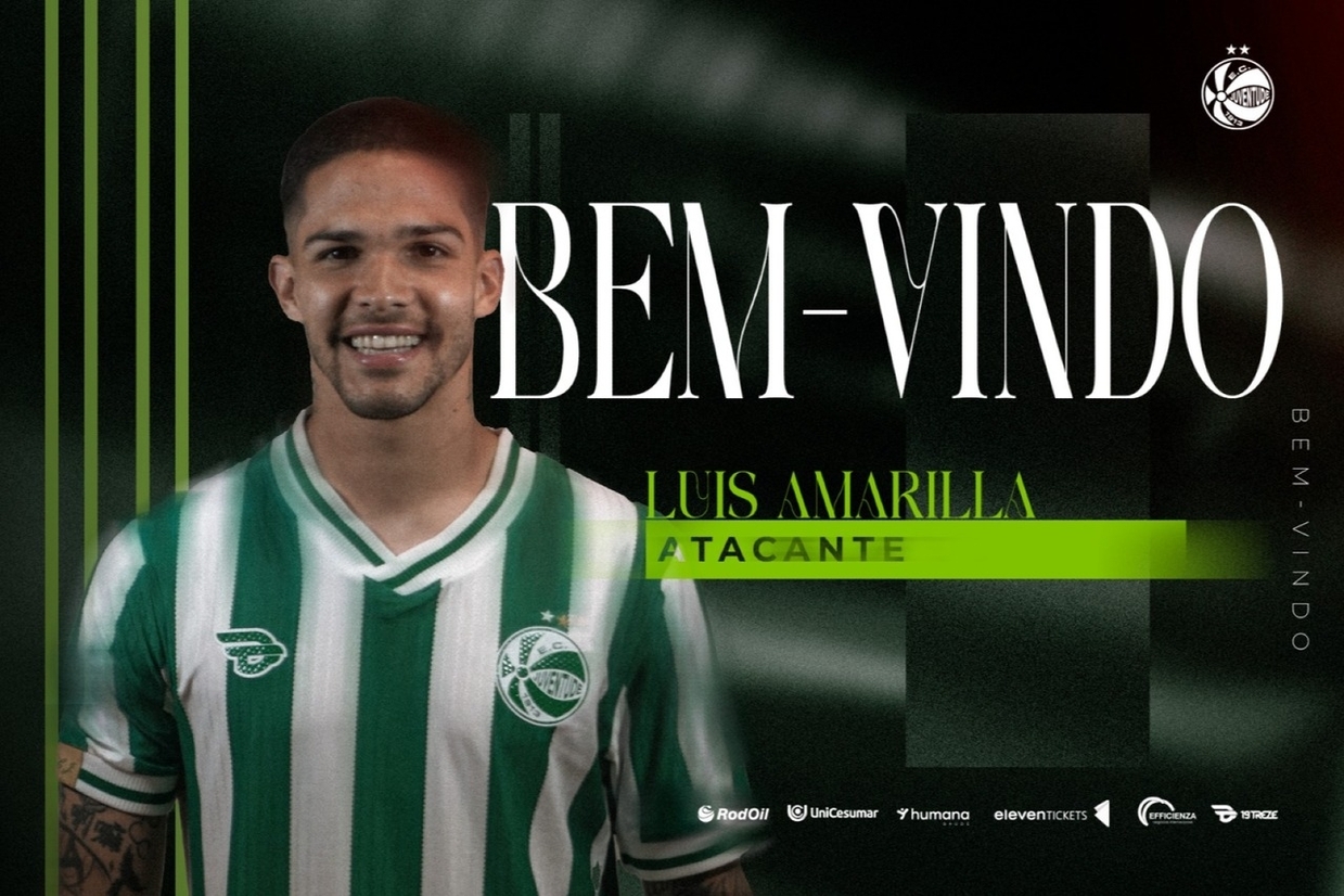 Juventude oficializa a contratação do atacante Luis Amarilla por empréstimo