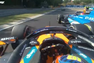 Lando Norris retoma ponta do GP da Hungria após incidente entre Sainz e Piastri