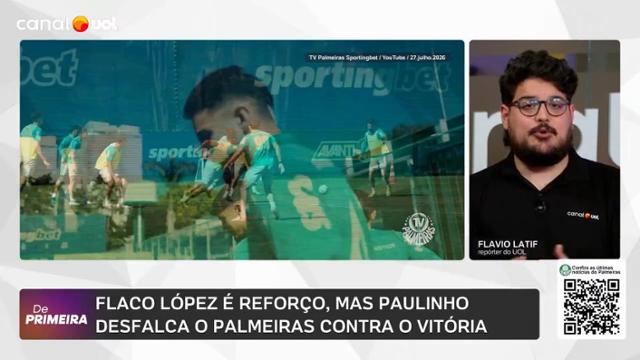 Palmeiras conta com retorno de Flaco López mas perde Paulinho para duelo contra o Vitória