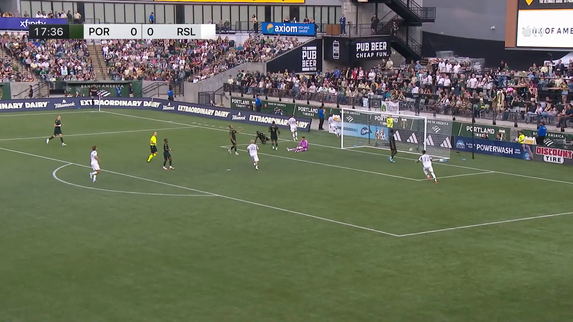 Portland Timbers supera Real Salt Lake em confronto equilibrado pela MLS