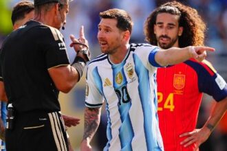 Postura de Lionel Messi na final da Copa do Mundo recebe elogios do árbitro