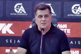 Presidente do Vitória contesta arbitragem após goleada sofrida para o Palmeiras