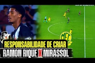 Ramon Rique assume a criação no meio-campo do Vasco em desafio contra o Mirassol