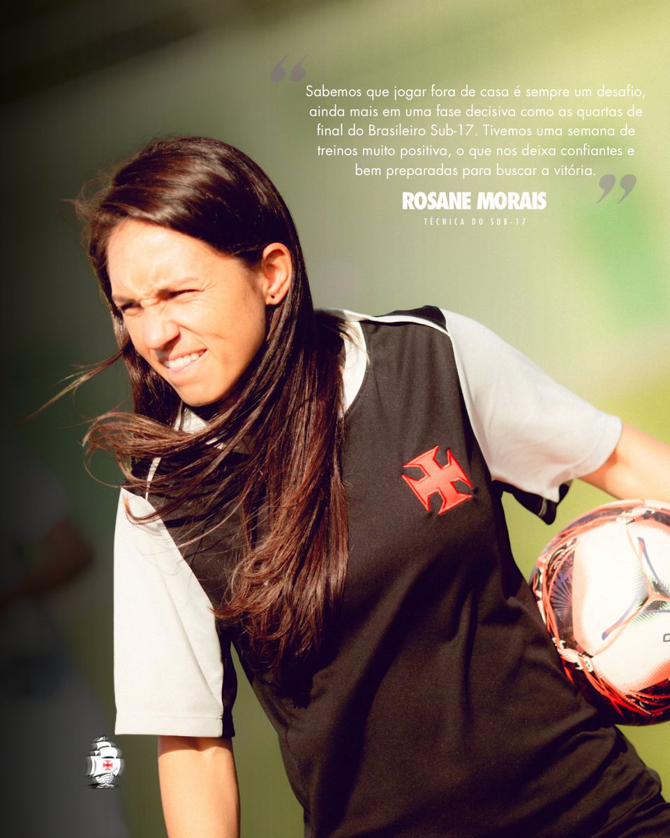 Rosane Morais prepara Vasco para duelo decisivo no Brasileiro Sub-17