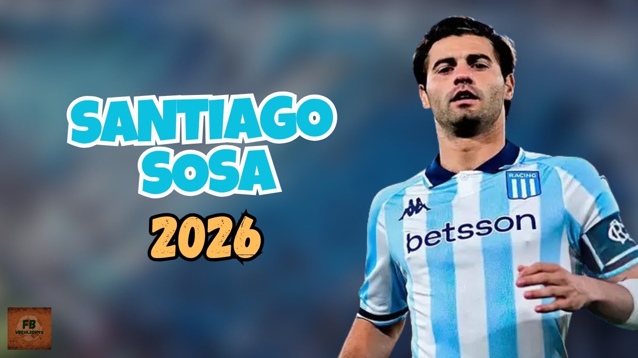 Santiago Sosa consolida trajetória no Racing com contrato vigente até 2026