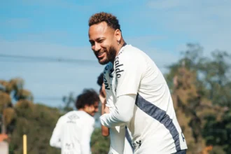 Santos encerra preparação com Neymar para duelo decisivo contra o Remo na Copa do Brasil